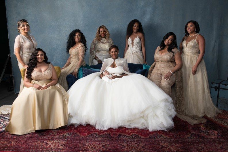 Serena Williams Wedding - Bridal Party - via brides.com