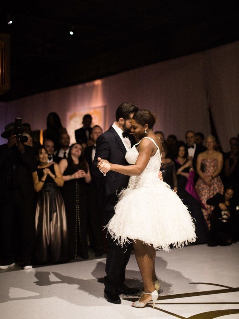 Serena Williams and Alexis Oharian - First Dance - via brides.com