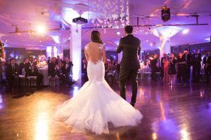 Sophia & Sam Wedding - Bride and Groom - Tribeca 360 NYC - by Shira Weinberger