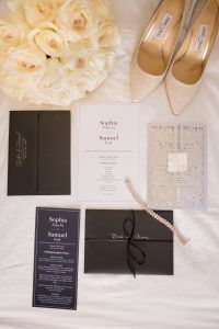 Sophia & Sam Wedding - Wedding Invitation Suite - Tribeca 360 NYC - by Shira Weinberger