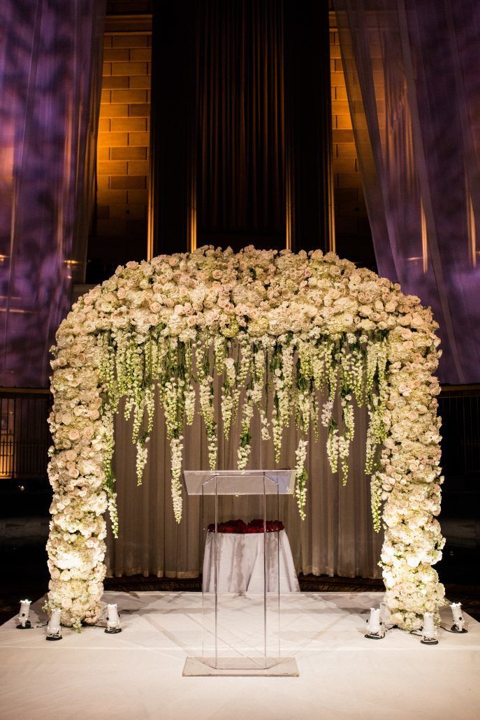 Sunita & Darren - Wedding Arch - Gotham Hall - Photography by Kirra Cheers Weddings 