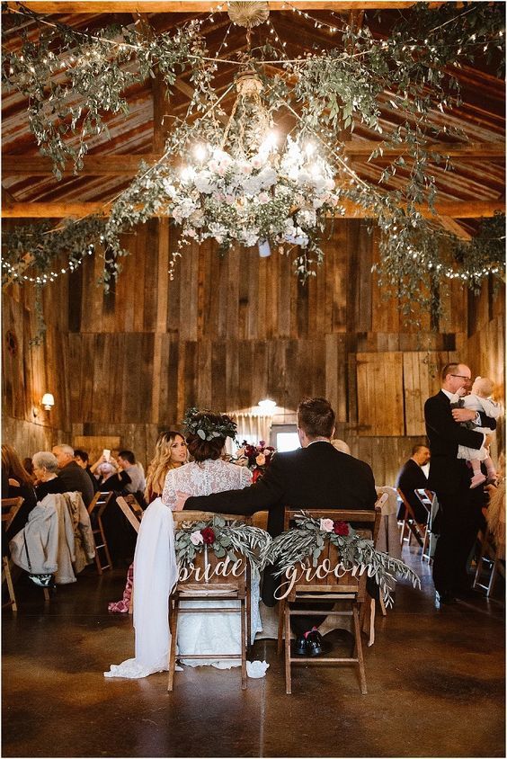 Bride and Groom Sweetheart Table - via erinmorrisonphotography.com 
