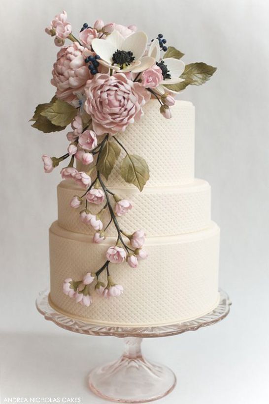 Wedding Cake - Anemone - via thecakeblog.com