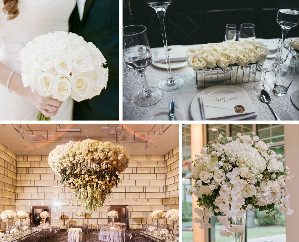 Classic White New York Wedding - Floral Design & Styling by Bride & Blossom