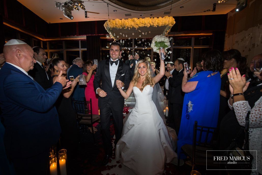 Marianna and Peter - Ceremony Bride and Groom - Mandarin Oriental New York - Fred Marcus Studio