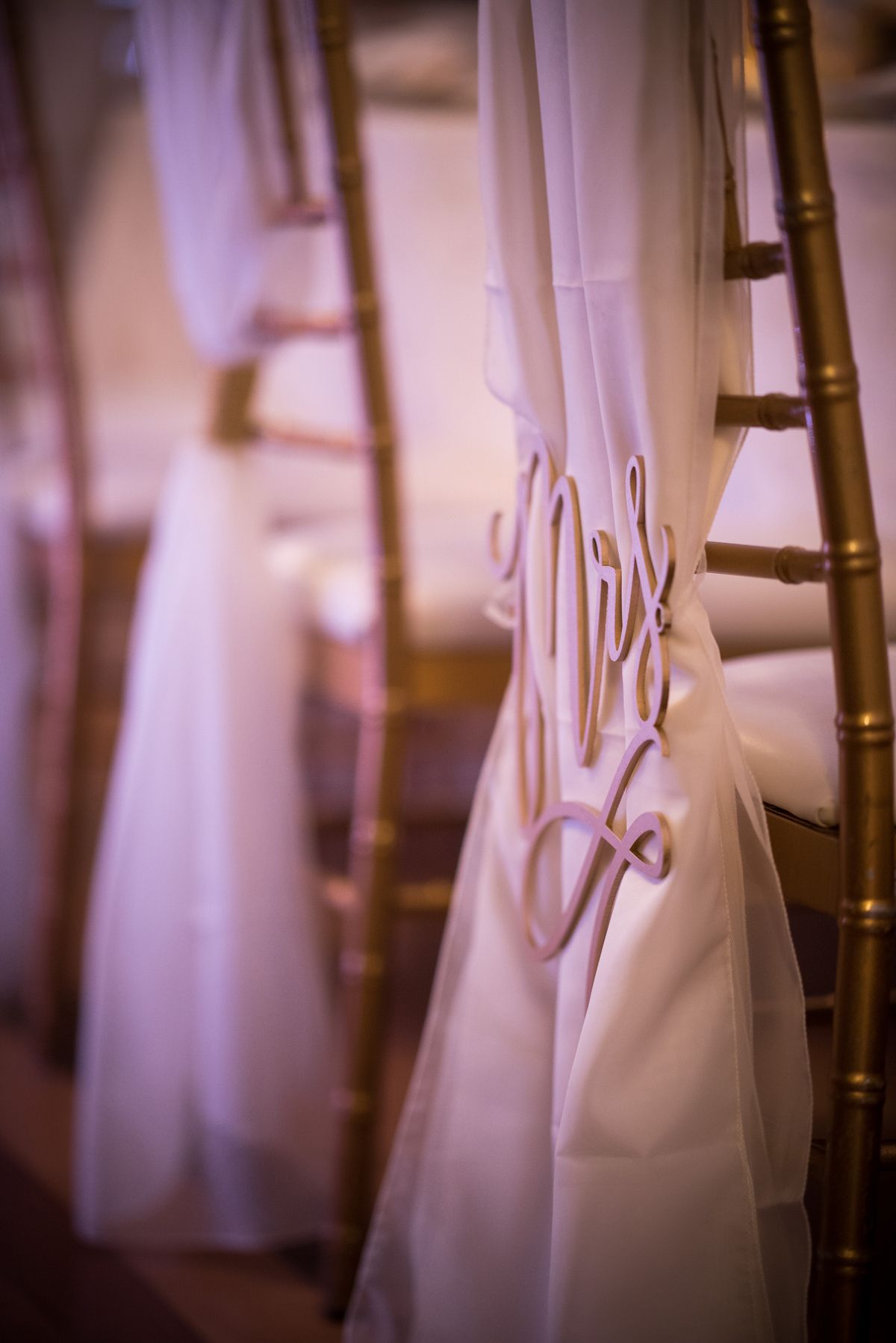 Kaitlyn & Thomas Wedding Chair Ends Oheka Castle by Susan