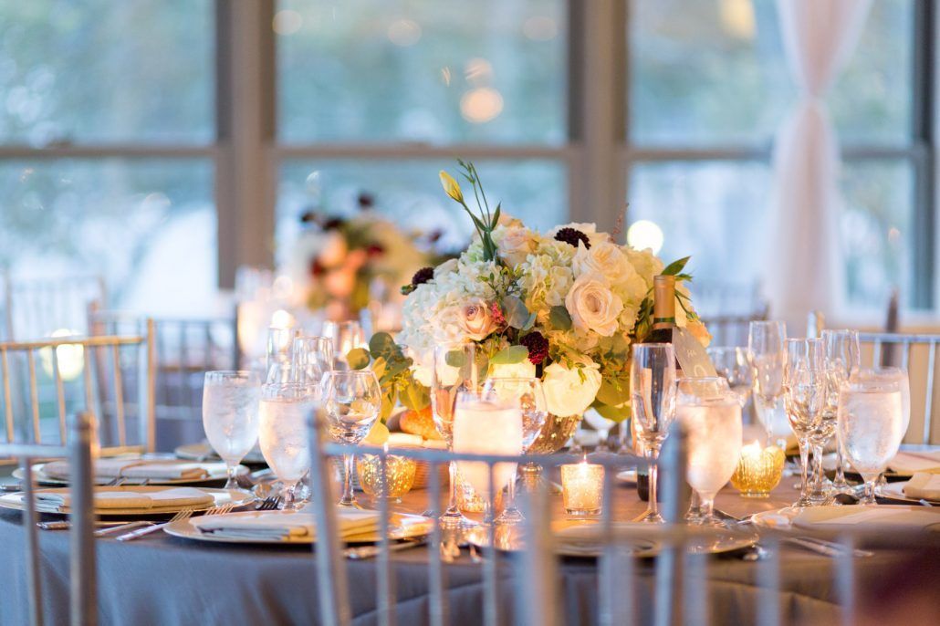Kelly & James Wedding - Low Centerpiece - Battery Gardens - by Angel Project 