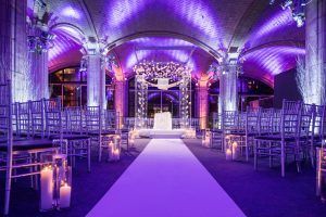 Madalyn & Jonathan Wedding - Chuppah - Guastavino's - by Joshua Zuckerman