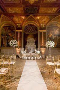 Rachel and Alex Wedding - Entrance Arrangements - Plaza Hotel - by Aaron Delency - 0419