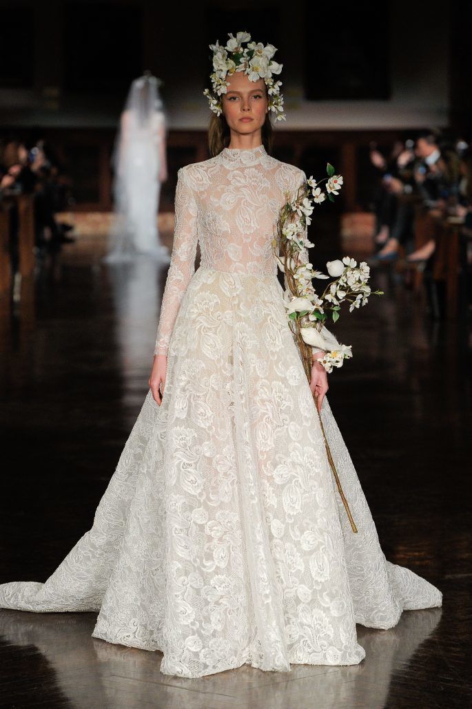 Reem Acra - Spring Bridal 2019 Collection - via vogue.com