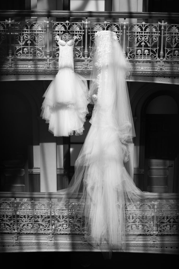 Sophia & Sam Wedding - Wedding Gown by Galia Lahav - Tribeca 360 NYC - by Shira Weinberger