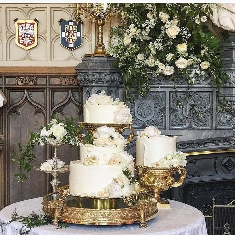 Meghan Markle Prince Harry Royal Wedding Cake - via violetcakeslondon