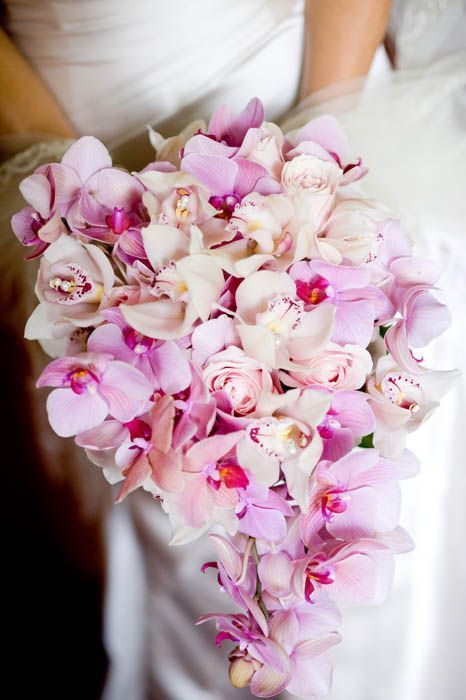 cymbidium orchid bouquet - via pinterest.com 